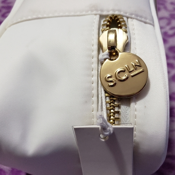 NWT Stoney Clover White and Clear Makeup Bag Lg - Picture 3 of 9